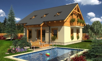 Maison grenier de famille classique à 4 pièces.